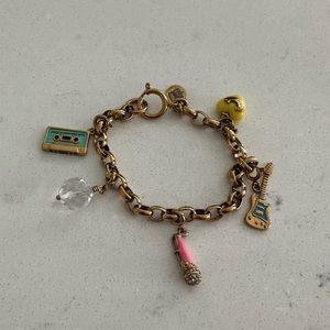 Juicy Couture RARE VINTAGE Rock-out Charm Bracelet